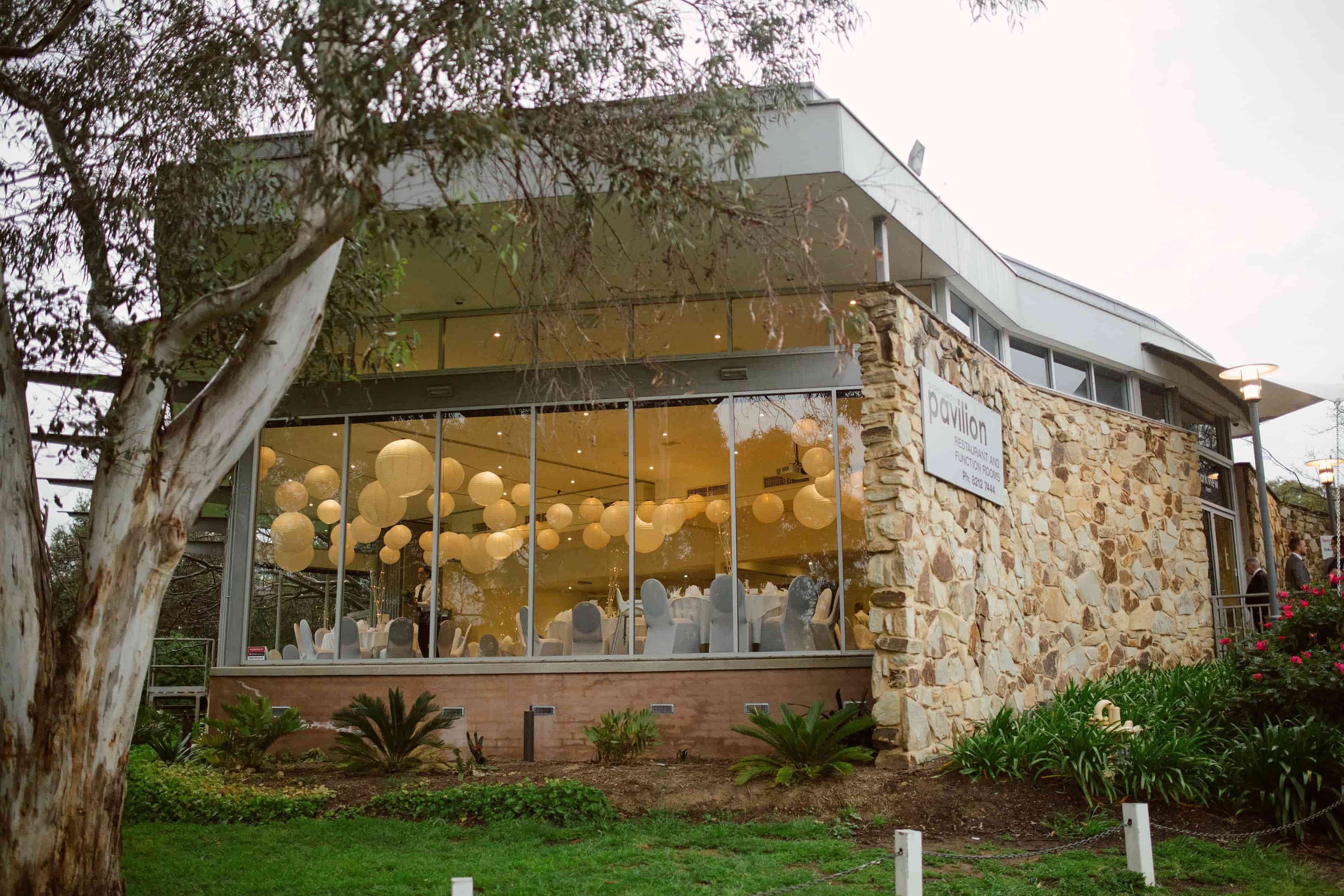 Adelaide Pavilion exterior in Veale Gardens